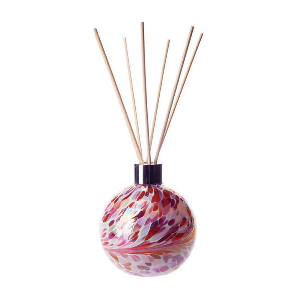 Amelia Art Glass Pink, Peach & White Iridescence Sphere Reed Diffuser £15.74